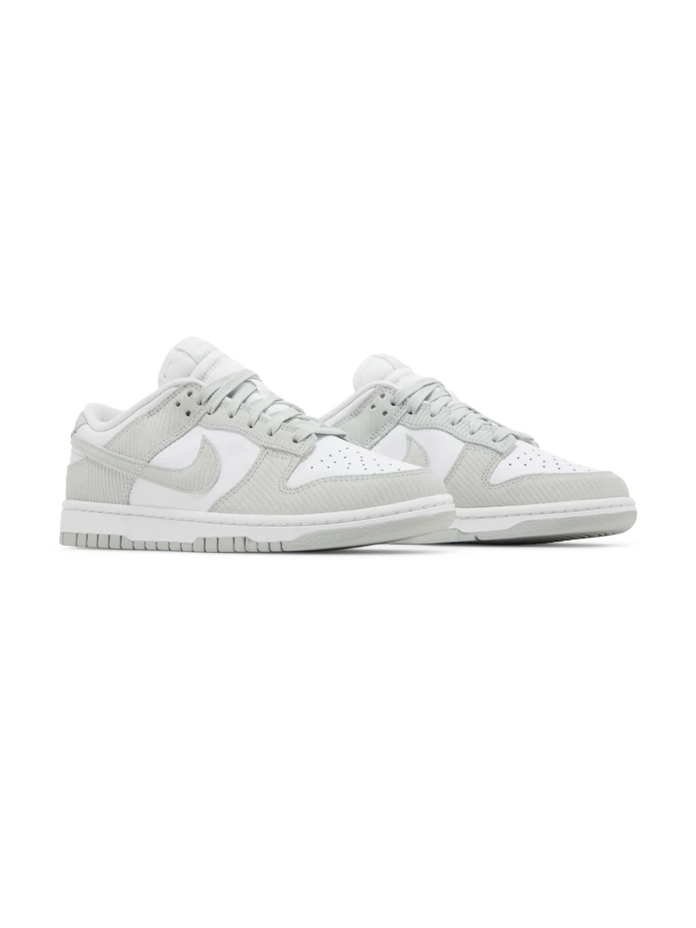 Nike Dunk Low Light Silver Corduroy Women’s Size 8 FN7658-100
